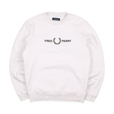 Fred Perry Sweater in Weiß Größe M